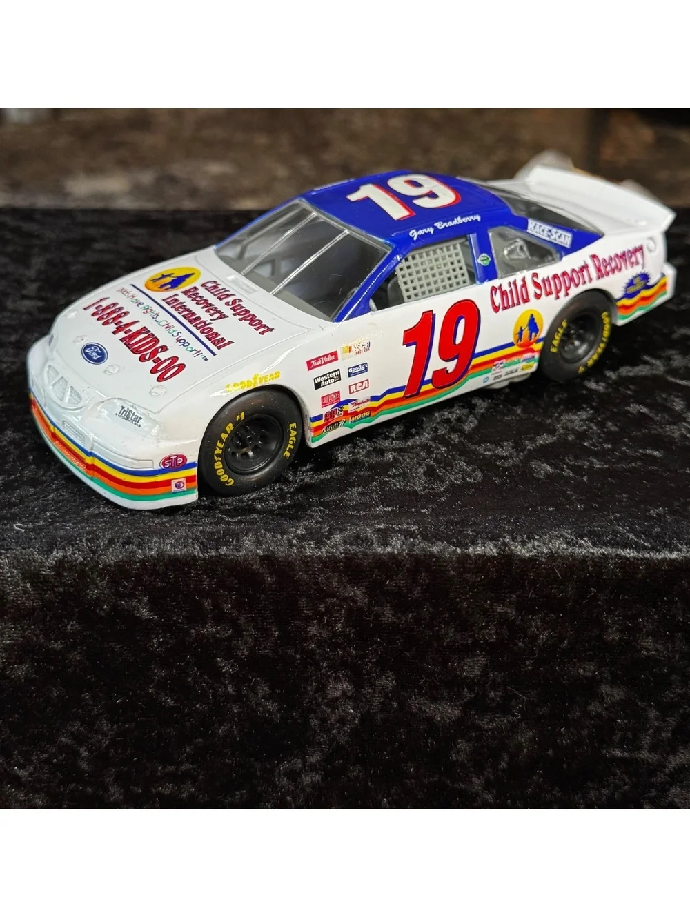 Ford #19 Child Support Recovery NASCAR Diecast Model Car